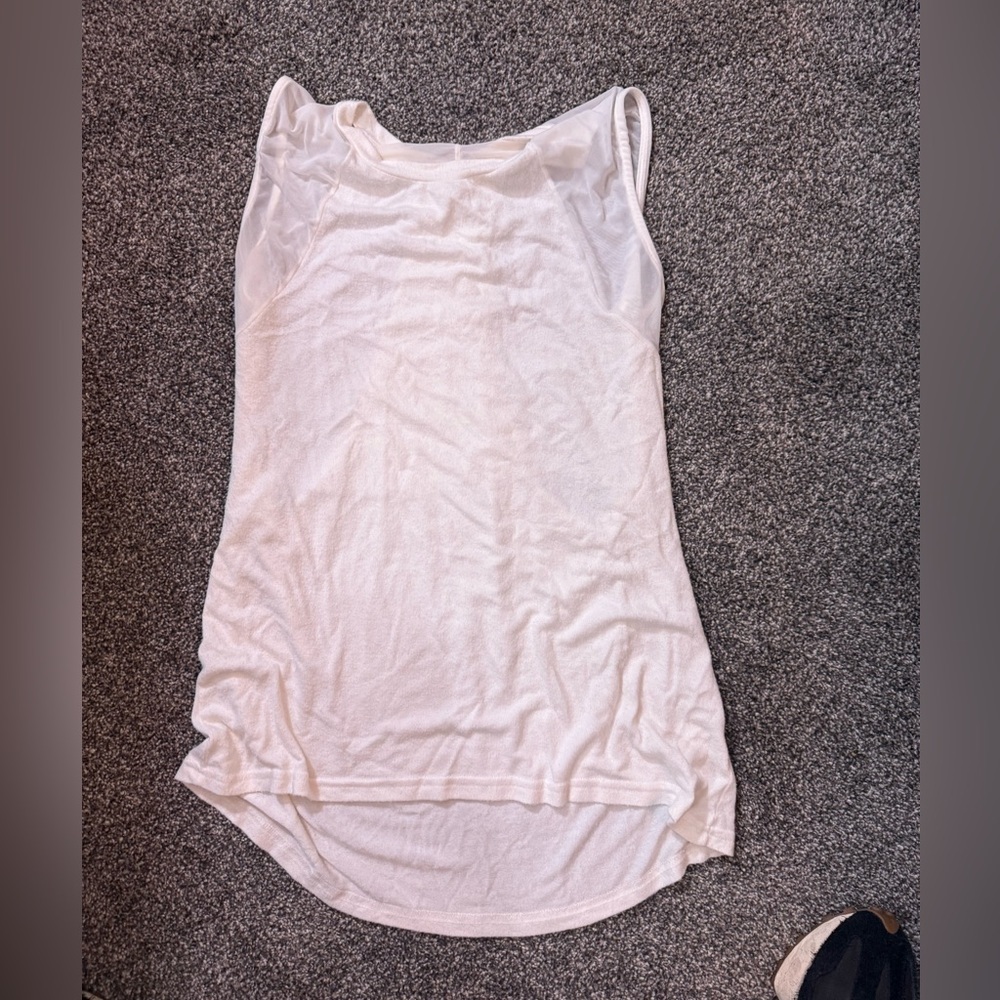 Zyia Active - White/Cream color Sleeveless Women's Top size XL